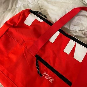 VS PINK Duffle Bag and Water Bottle